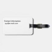 Bagagelabel - modelvliegtuig (Achterkant horizontaal)