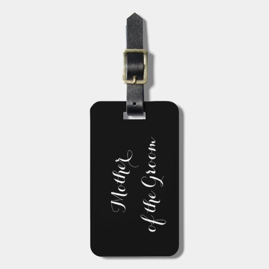 Bagagelabel Moeder van de Groom (Voorkant verticaal)