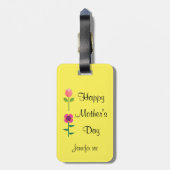 Bagagelabel, naar MAMA waar ik van hou! Bagagelabel (Achterkant verticaal)