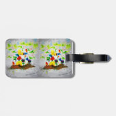 bagagelabel "Natuur Fantasy Trees" (Achterkant horizontaal)