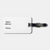 Bagagelabel  neon Colorado vlag beer (Achterkant horizontaal)