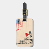 Bagagelabel New York (Voorkant verticaal)