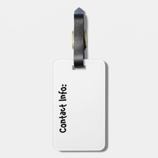 bagagelabel Newfoundland Dog (Achterkant verticaal)