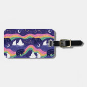 Bagagelabel Noordelijke Lichten (Voorkant horizontaal)