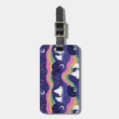 Bagagelabel Noordelijke Lichten (Voorkant verticaal)