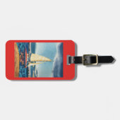 Bagagelabel of sleutelketen voor zeilboten (Voorkant horizontaal)