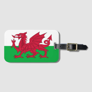 Bagagelabel onder Wales