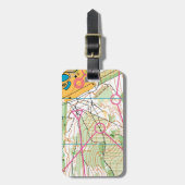 bagagelabel - oriënterende kaart (Voorkant verticaal)