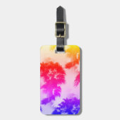 Bagagelabel palmbomen (Voorkant verticaal)