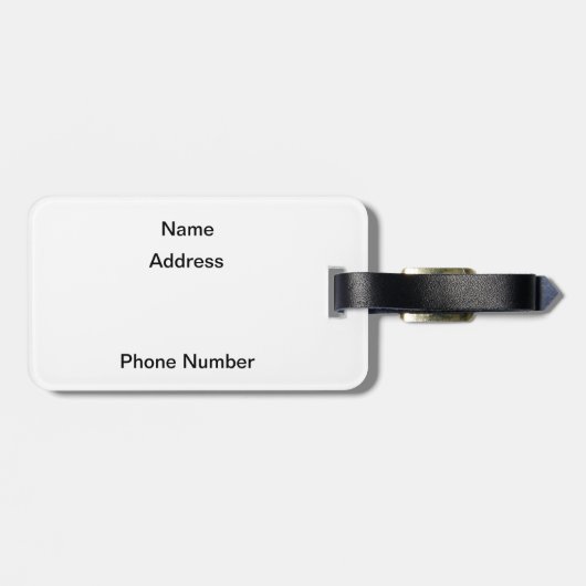 Bagagelabel palmbomen (Achterkant horizontaal)