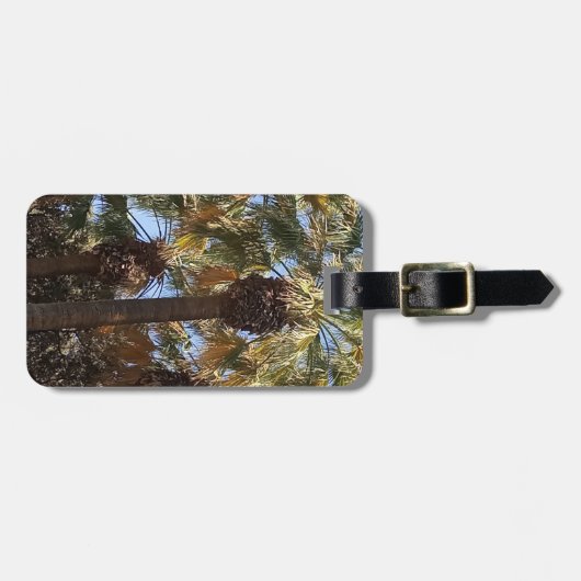 Bagagelabel palmbomen (Voorkant horizontaal)