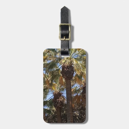 Bagagelabel palmbomen (Voorkant verticaal)