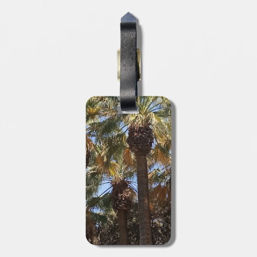 Bagagelabel palmbomen (Achterkant verticaal)