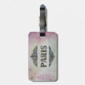 Bagagelabel Parijs (Achterkant verticaal)
