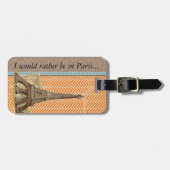 Bagagelabel Paris Bag (Voorkant horizontaal)