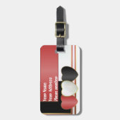 Bagagelabel personaliseren (Voorkant verticaal)