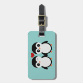 Bagagelabel pinguïns (Voorkant verticaal)