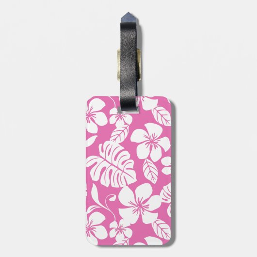 Bagagelabel PINK BIKINI (FLAMINGO PINK) (Achterkant verticaal)