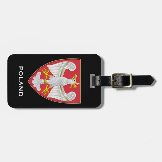 BAGAGELABEL POLEN (Voorkant horizontaal)