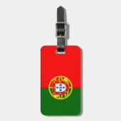 Bagagelabel Portugese vlag (Voorkant verticaal)