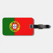Bagagelabel Portugese vlag (Achterkant horizontaal)
