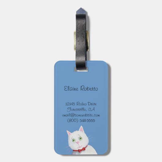 Bagagelabel Prinses (Achterkant verticaal)