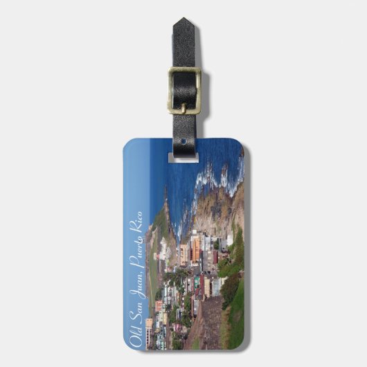 Bagagelabel Puerto Rico (Voorkant verticaal)