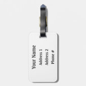 Bagagelabel Puerto Rico (Achterkant verticaal)