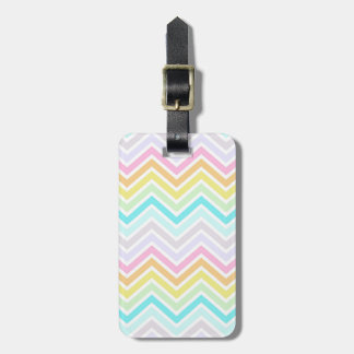 Bagagelabel Rainbow Chevron