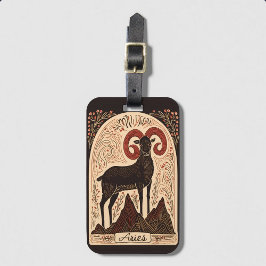 Bagagelabel Ram Hemelse Zodiac Art