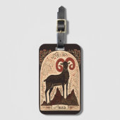 Bagagelabel Ram Hemelse Zodiac Art (Voorkant (verticaal))
