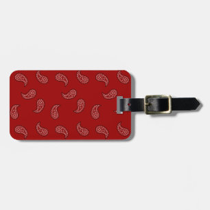 Bagagelabel Red Bandana