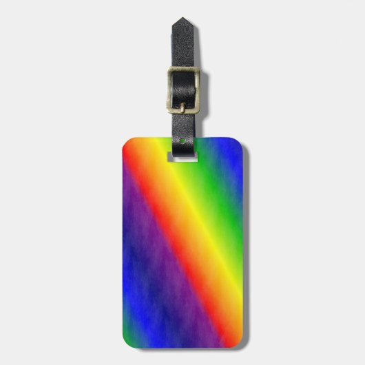 bagagelabel/regenboog bagagelabel (Voorkant verticaal)