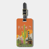 Bagagelabel, Retro-Tucson Afbeelding Bagagelabel (Voorkant verticaal)