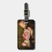 Bagagelabel Roos (Voorkant verticaal)