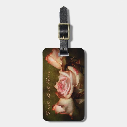 Bagagelabel Roos (Voorkant verticaal)