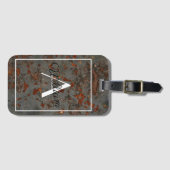 Bagagelabel - Rusty Metal Design (Voorkant (horizontaal))