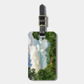 Bagagelabel Saint Lucia Pitons (Voorkant verticaal)