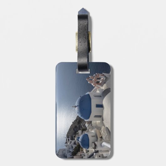 Bagagelabel Sanorini (Achterkant verticaal)