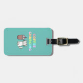 bagagelabel schattige koffie (Voorkant horizontaal)