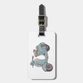 Bagagelabel scooter (Voorkant verticaal)