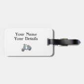 Bagagelabel scooter (Achterkant horizontaal)