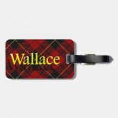 Bagagelabel Scottish Clan Wallace (Achterkant horizontaal)
