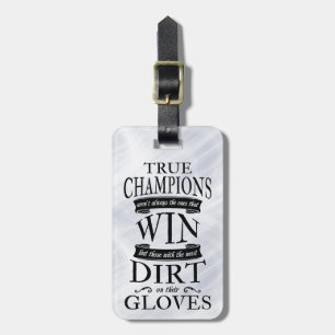 Bagagelabel Sjabloon Voetbal Goalie Quote