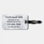 Bagagelabel Sjabloon Voetbal Goalie Quote (Achterkant horizontaal)