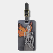 Bagagelabel Skelet Dag van de Dode Dekzak ID (Voorkant verticaal)