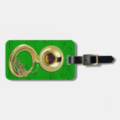 bagagelabel - Sousaphone - Kies kleur (Voorkant horizontaal)