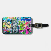 Bagagelabel Southbank Graffiti (Voorkant horizontaal)