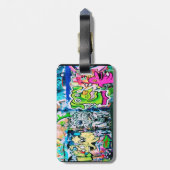 Bagagelabel Southbank Graffiti (Achterkant verticaal)