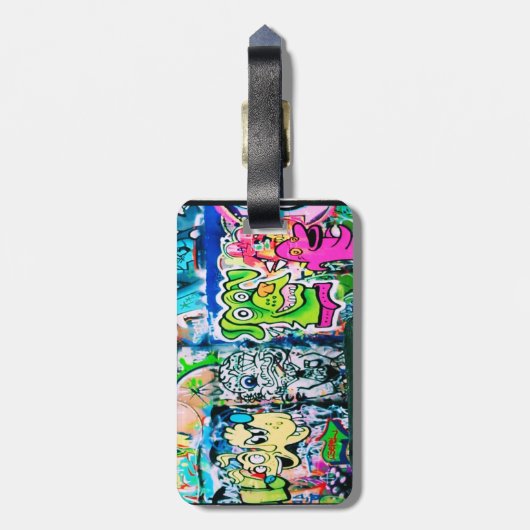 Bagagelabel Southbank Graffiti (Achterkant verticaal)